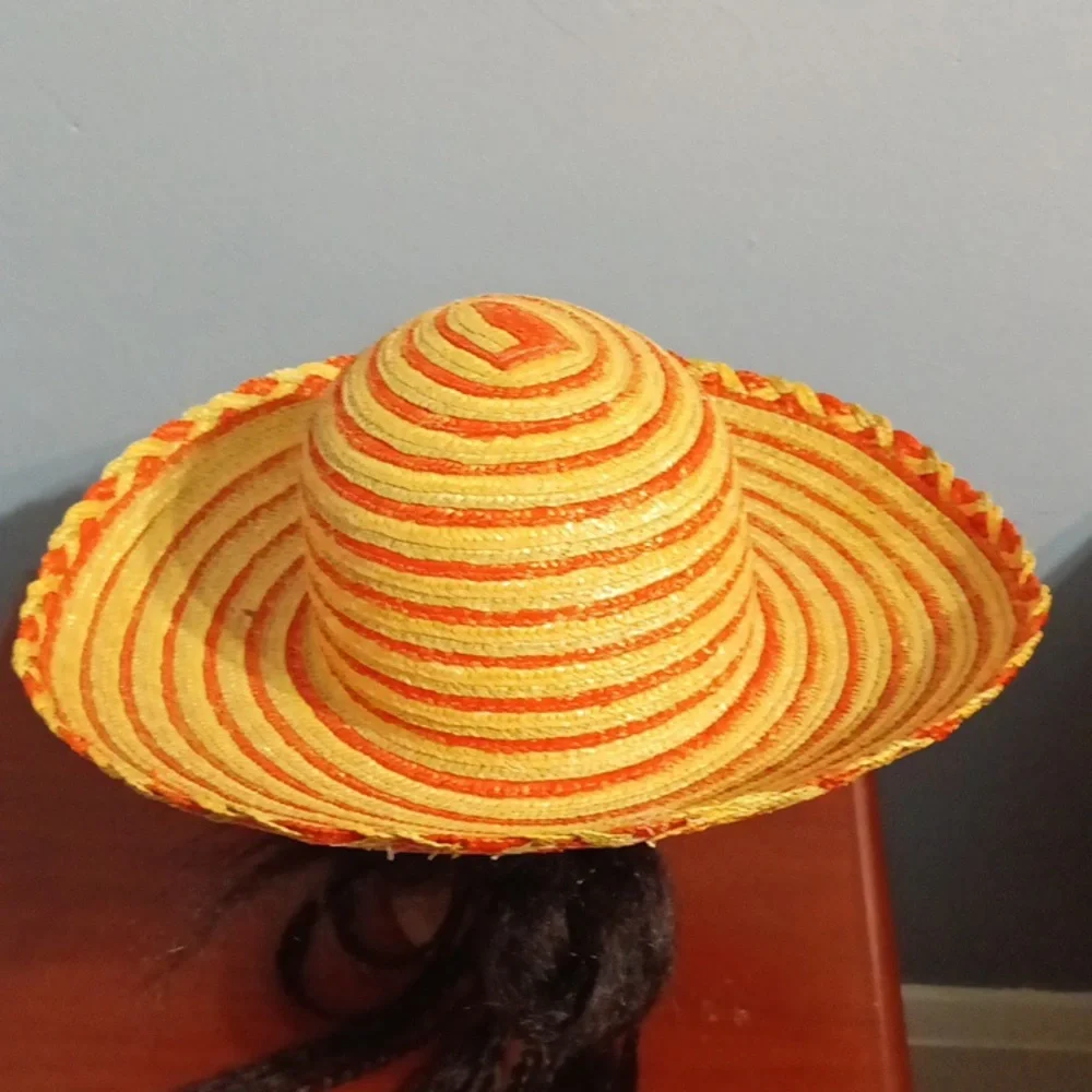 Street smart by Betmar women's orange green and tan summer hat 🌞⛱️